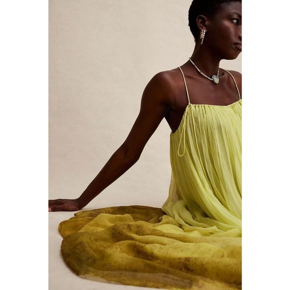 NWT Free People Robe longue Sunrise Size Medium - Picture 4 of 10